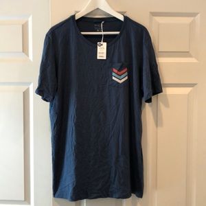 Blue Marine Layer T-shirt